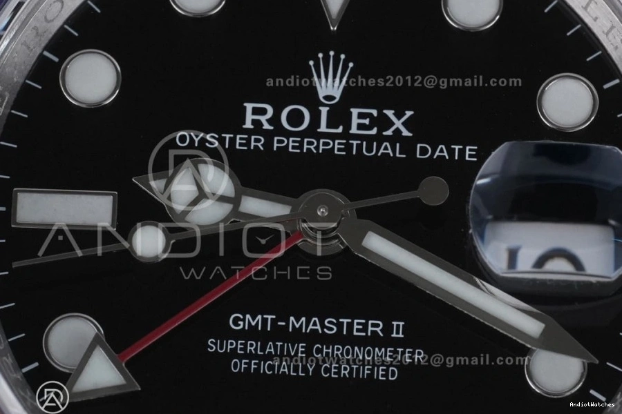 SH3285 V 1:1 Bezel BLRO Best New SS Pepsi OdorResistant Master (UV Edition II ARF ) On Oyster Bracelet 904L GMT 126710 858 0420